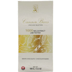 canna bar white chocolate with 1000 mg THC